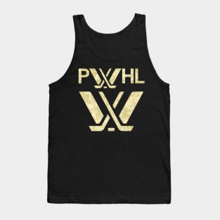 Pwhl Logo Distressed effect Tank Top